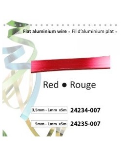 alu plat rouge