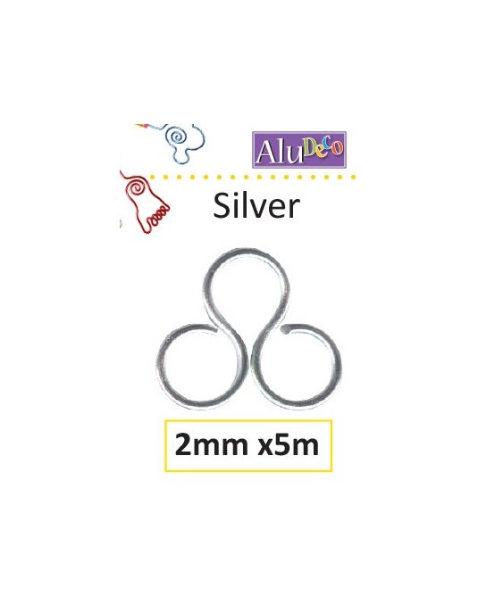 fils alu  argent 2mm
