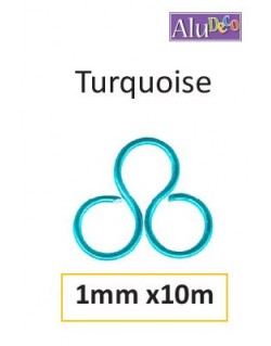 alu 1mmx10m turquoise