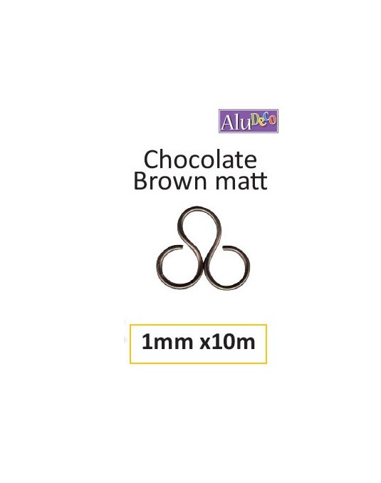 alu 1mmx10m chocolat