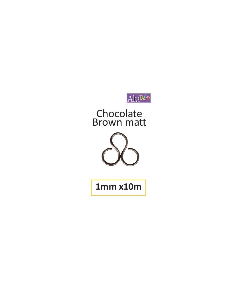 alu 1mmx10m chocolat