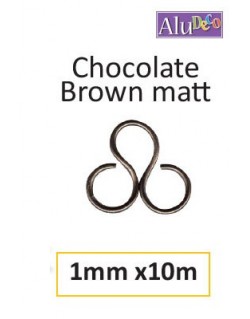 alu 1mmx10m chocolat