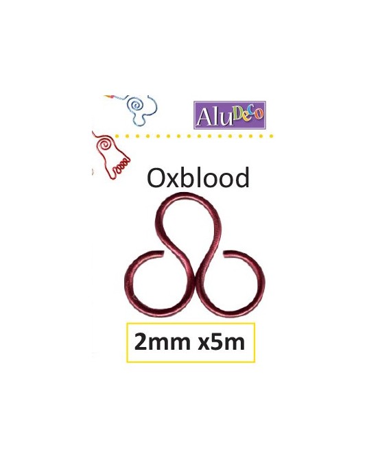 fils alu   2mm oxblood