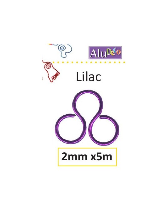 fils alu   2mm lilas