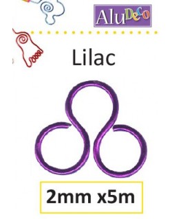 fils alu   2mm lilas