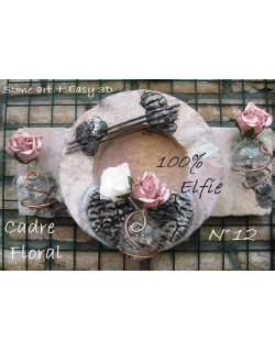 N°7 powertex mixte easy 3D+stone art