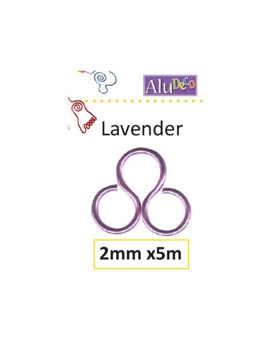 fils alu  2mm lavender