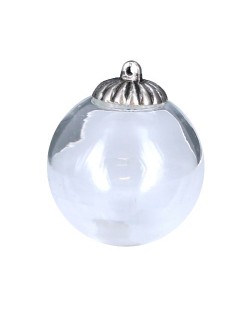 Boule en verre 2,5cm ouverture 6mm