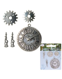 Cadre Horloge charms