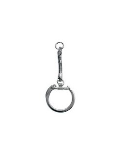 Porte clef nickelé 