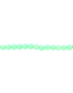 Perles en verre mat 8mm  vert