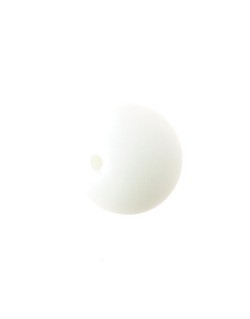 Perles en verre mat 14 blanc
