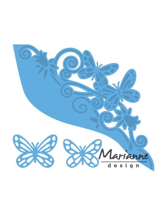 Dentelle papillons Marianne Design Creatables butterfly border