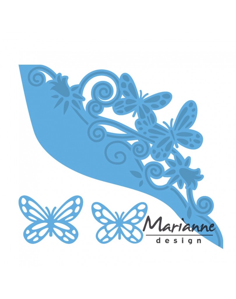 Dentelle papillons Marianne Design Creatables butterfly border