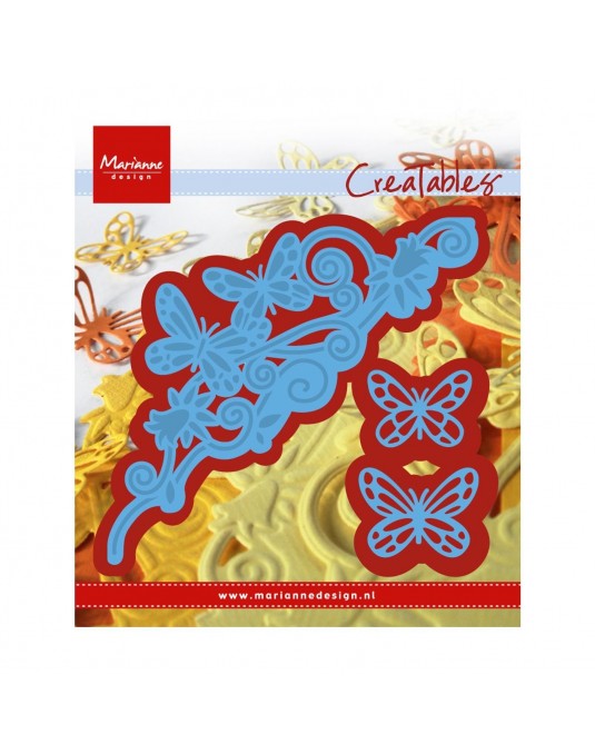 Dentelle papillons Marianne Design Creatables butterfly border