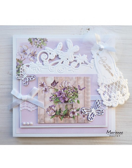 Dentelle papillons Marianne Design Creatables butterfly border