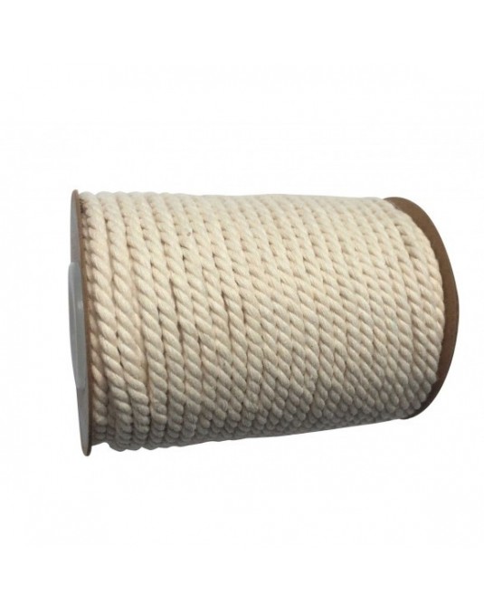 Corde coton naturel 3,5mm x 25m