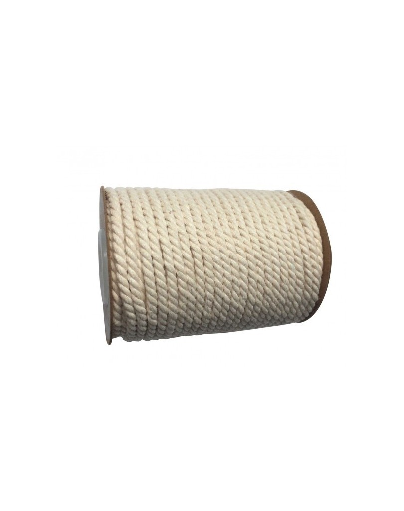 Corde coton naturel 3,5mm x 25m