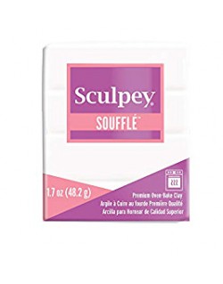 Pâtes Sculpey souffle 48gr blanc igloo 